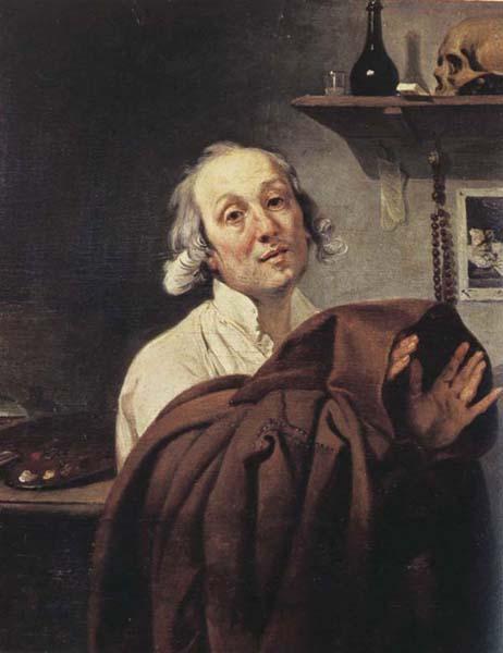 Johann Zoffany Self-Portrait as a Monk France oil painting art